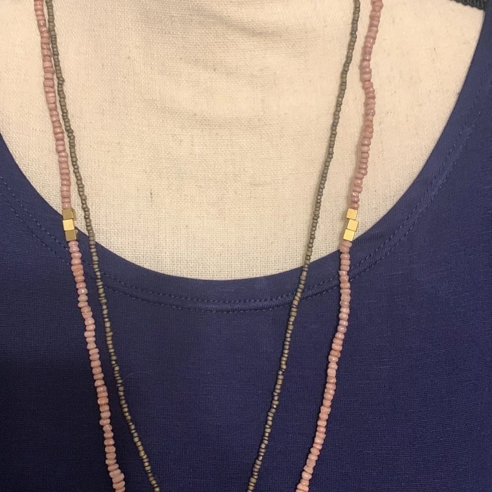Unbranded Long Double Strand Beaded Necklace
